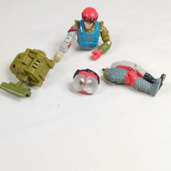 1987 Hasbro GI Joe Original Fast Draw Action Figure With Backpack - Picture 10 of 10